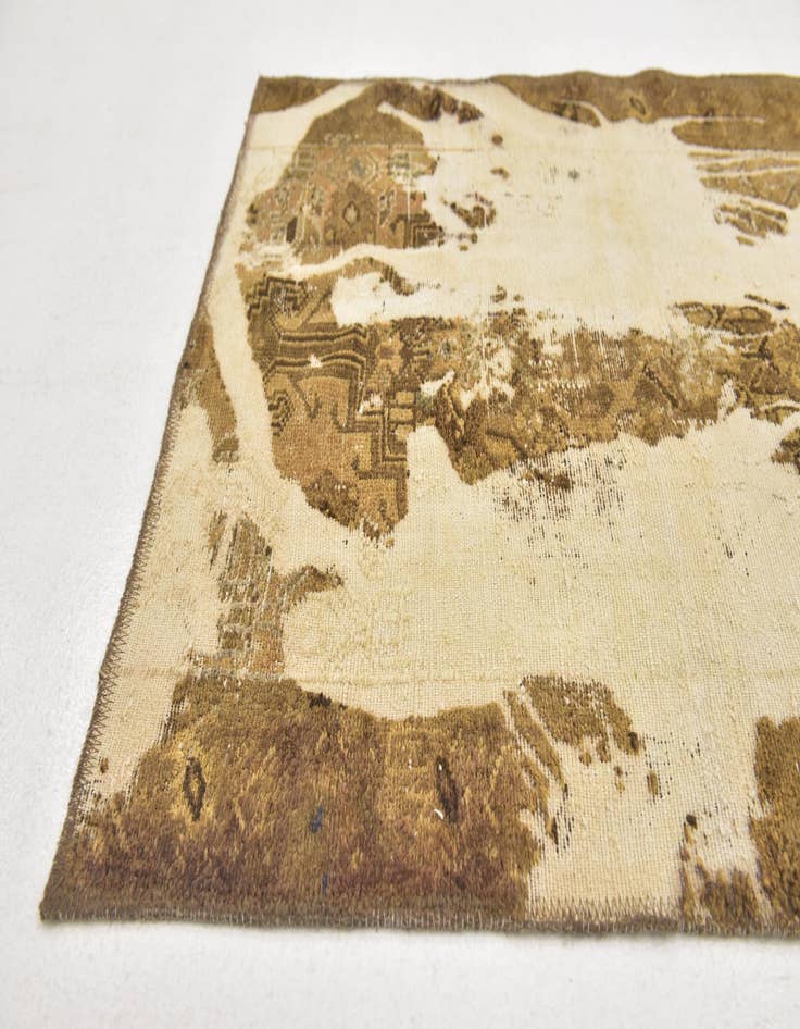 Detail image of 3' x 6'  Hand Knotted Ultra Vintage Persian Wool Runner Rug