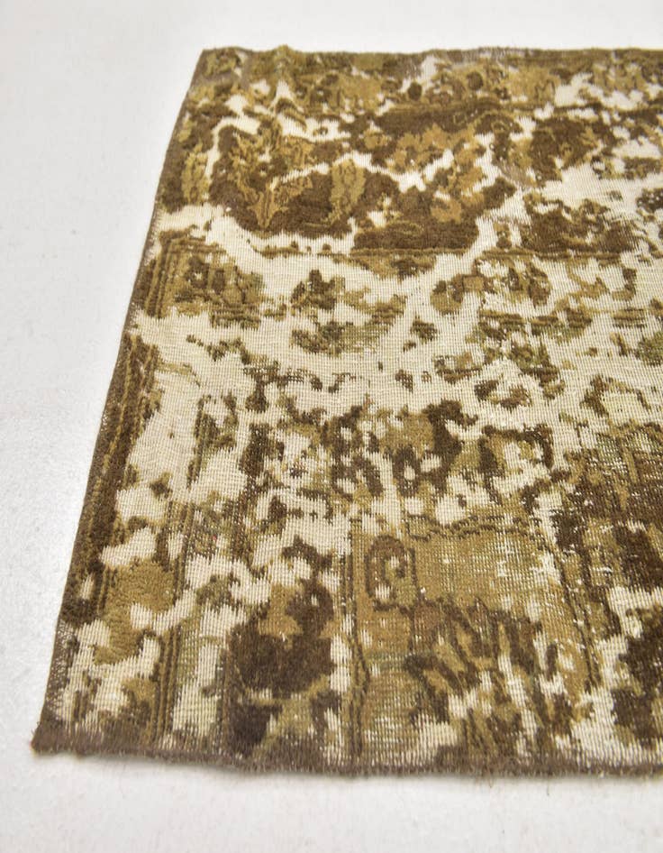 Detail image of 2' 4 x 8' 5  Hand Knotted Ultra Vintage Persian Wool Runner Rug