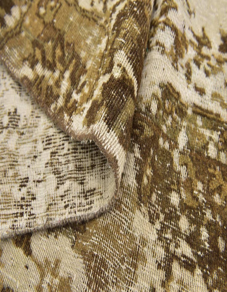 Detail image of 2' 4 x 8' 5  Hand Knotted Ultra Vintage Persian Wool Runner Rug