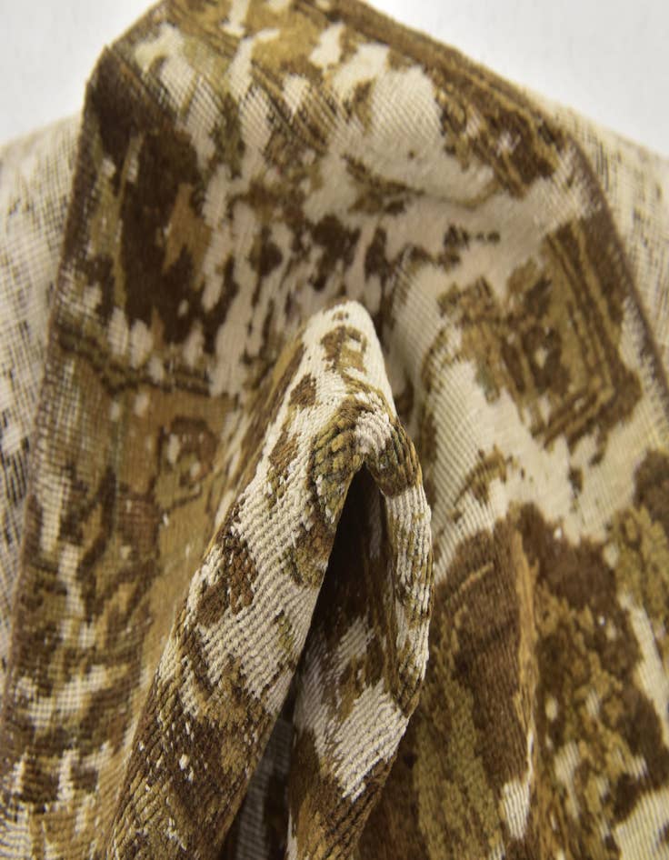 Detail image of 2' 4 x 8' 5  Hand Knotted Ultra Vintage Persian Wool Runner Rug