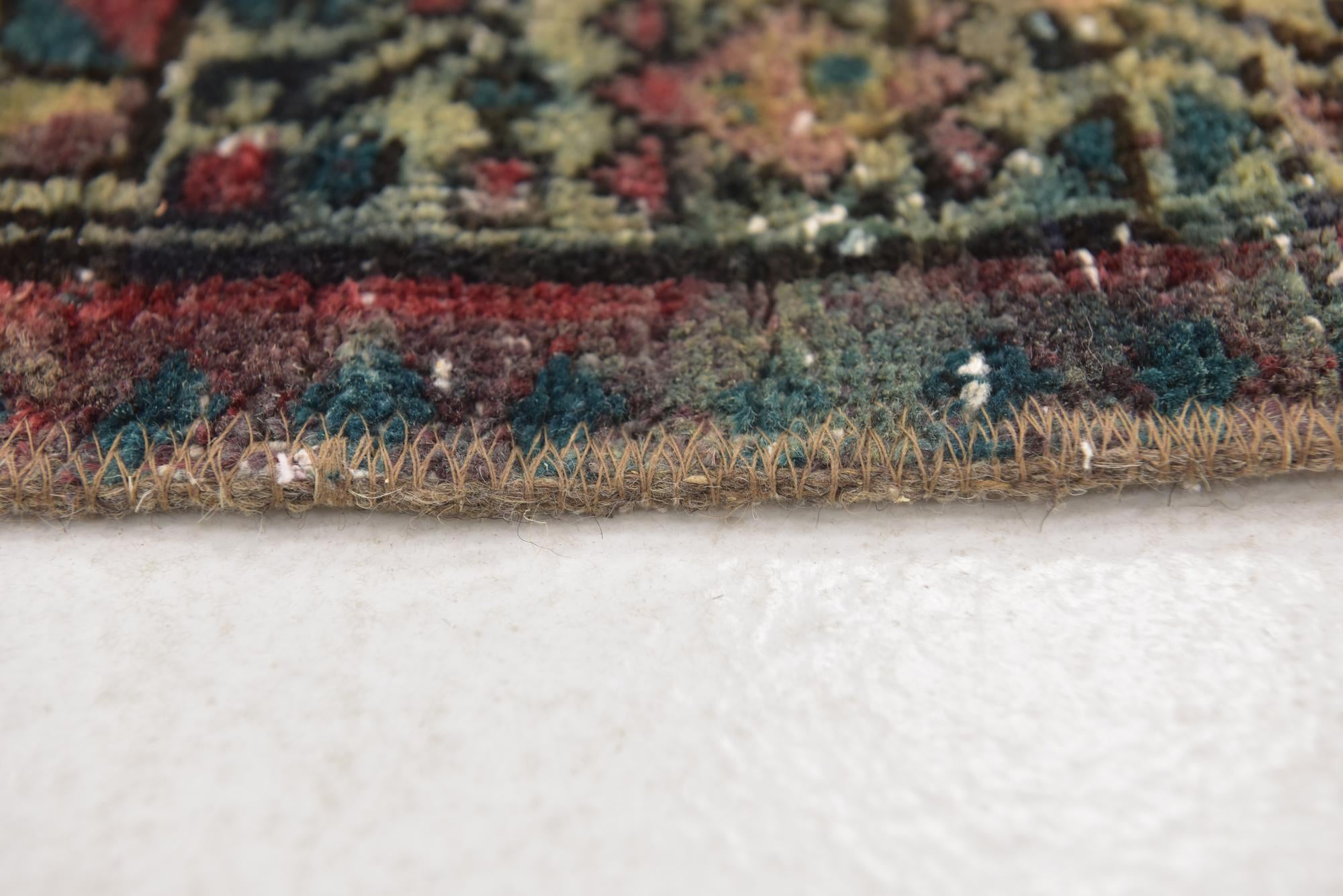 3' 2 x 8' 6 Hand Knotted Ultra Vintage Persian Wool Runner Rug