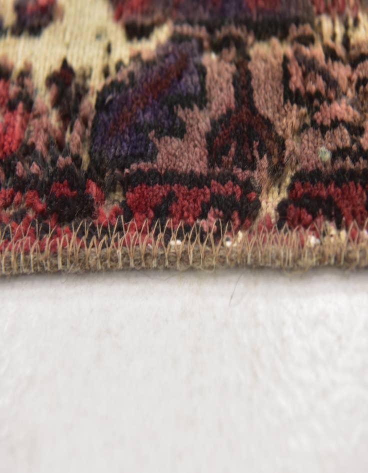 Detail image of 3' x 8' 5  Hand Knotted Ultra Vintage Persian Wool Runner Rug