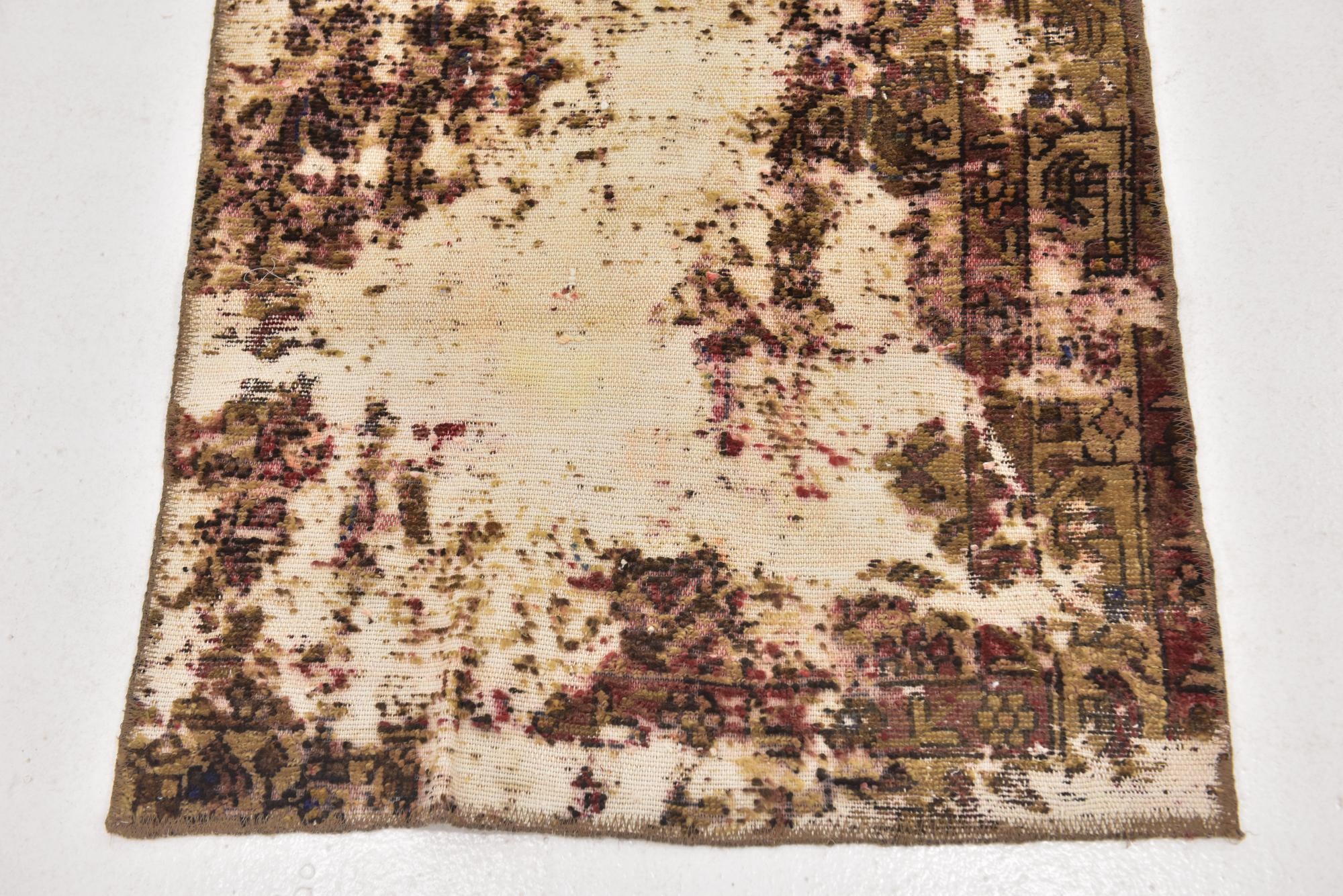 2' 6 x 8' 6 Hand Knotted Ultra Vintage Persian Wool Runner Rug