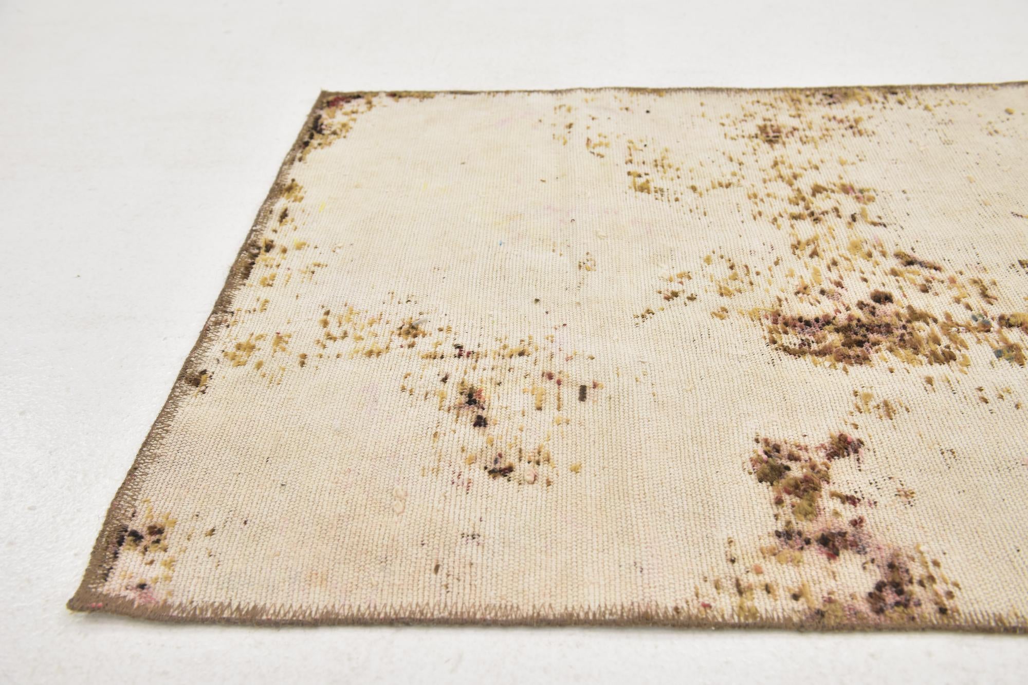 2' 6 x 8' 6 Hand Knotted Ultra Vintage Persian Wool Runner Rug