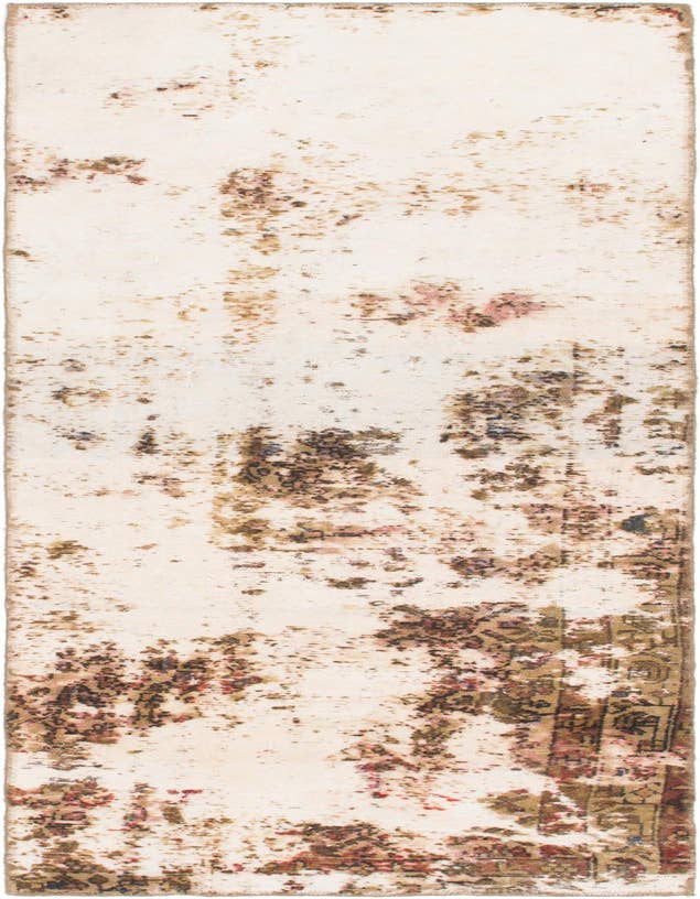 Detail image of 2' 6 x 8' 6 Hand Knotted Ultra Vintage Persian Wool Runner Rug