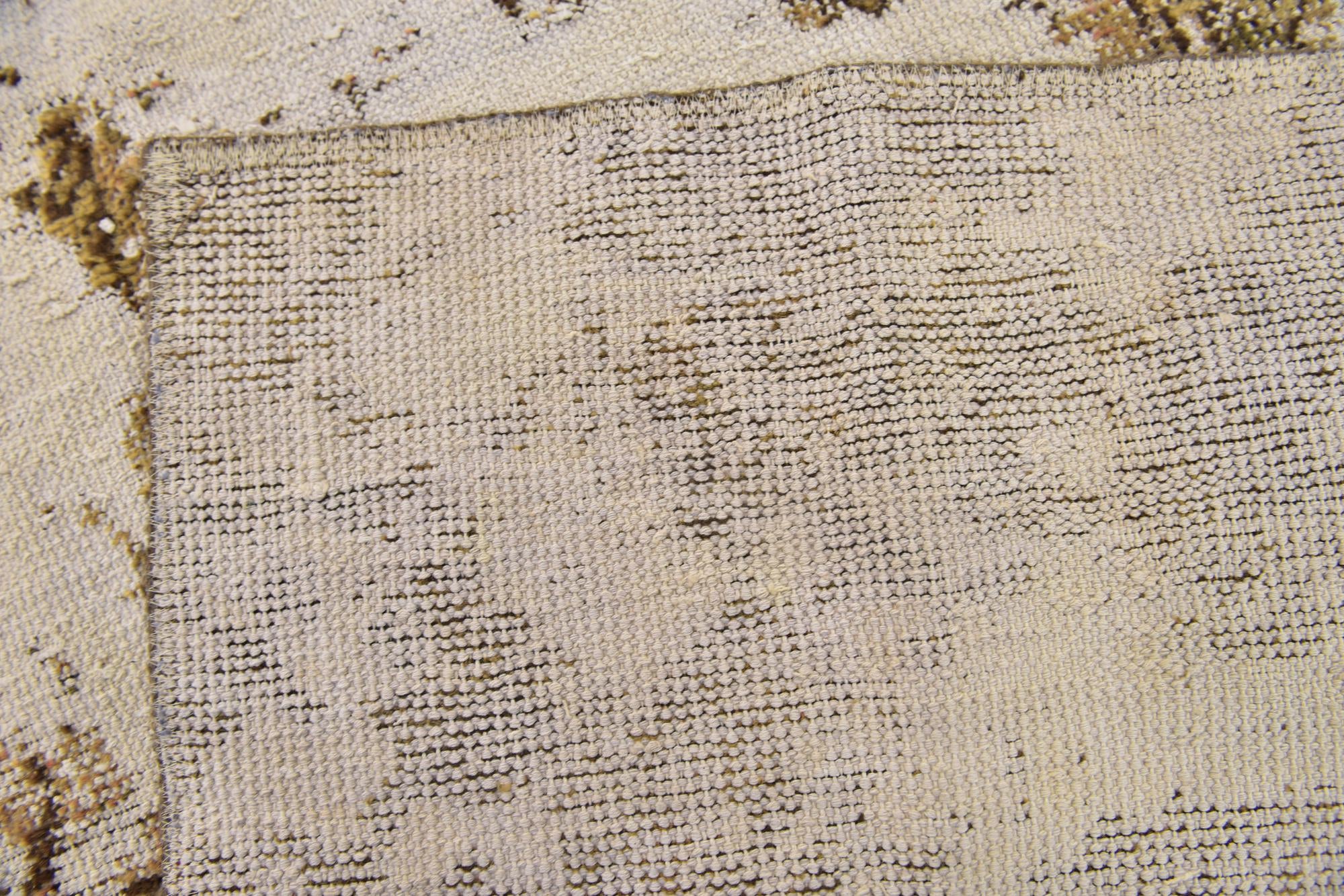 2' 7 x 9' Hand Knotted Ultra Vintage Persian Wool Runner Rug