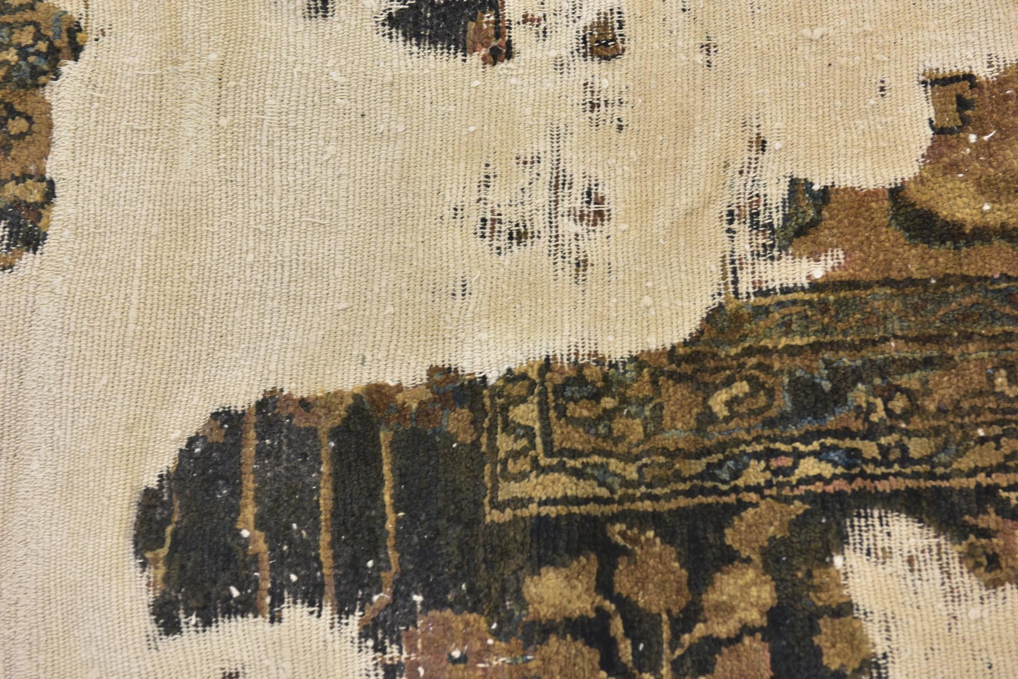 2' x 9' 10 Hand Knotted Ultra Vintage Persian Wool Runner Rug