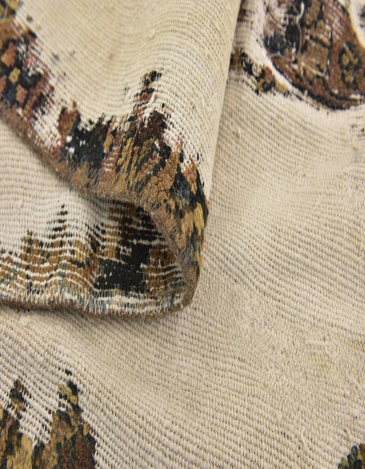 Detail image of 2' x 9' 10  Hand Knotted Ultra Vintage Persian Wool Runner Rug