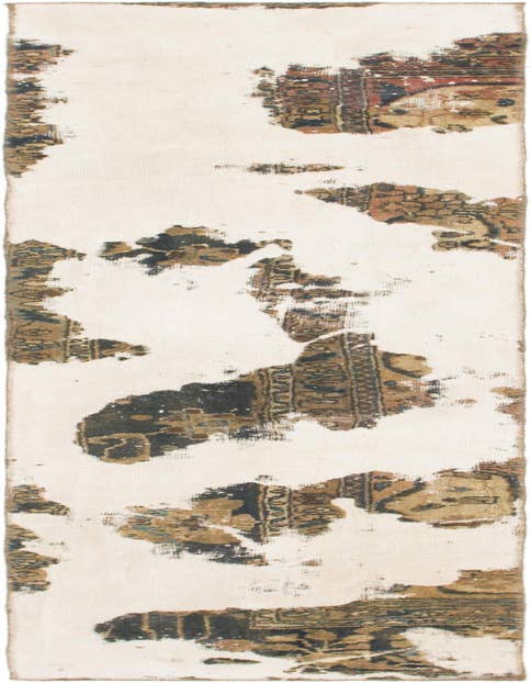 Detail image of 2' x 9' 10 Hand Knotted Ultra Vintage Persian Wool Runner Rug