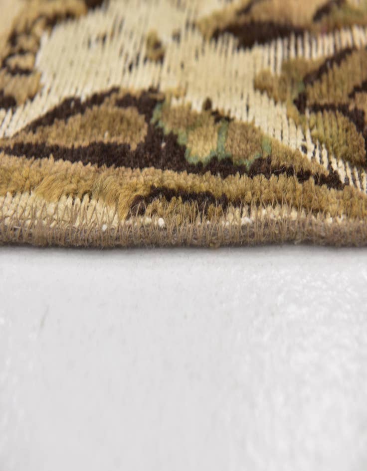 Detail image of 4' 6 x 7' 6  Hand Knotted Ultra Vintage Persian Wool Runner Rug