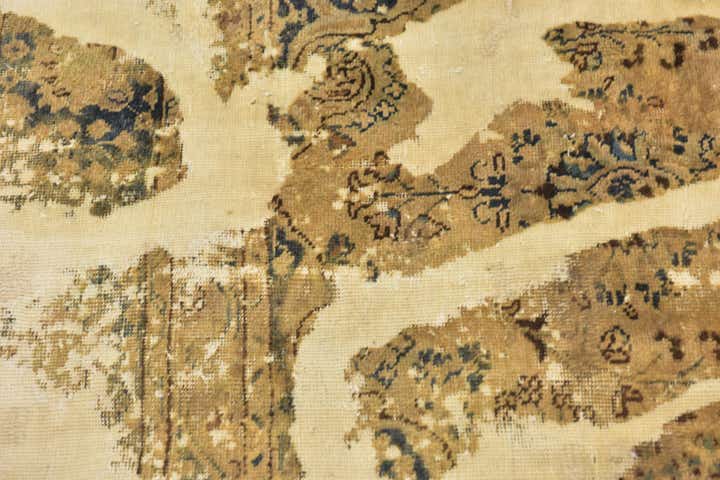 3' x 6' Hand Knotted Ultra Vintage Persian Wool Runner Rug