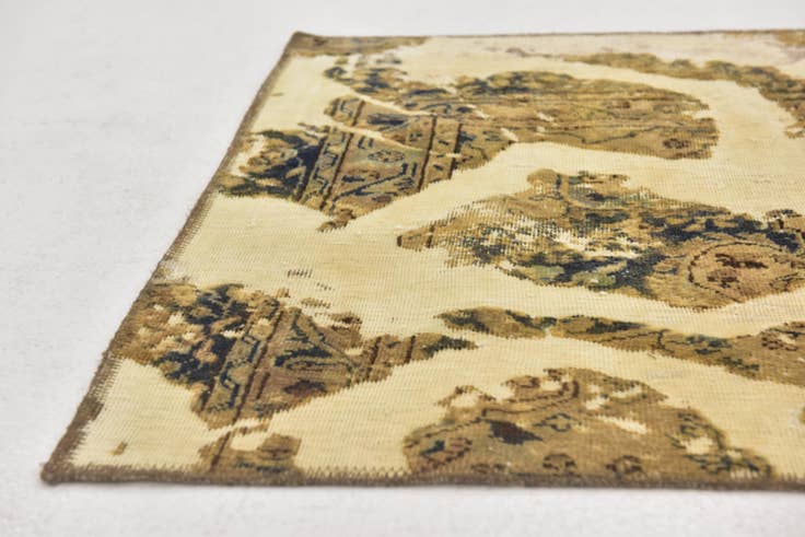 Detail image of 3' x 6' Hand Knotted Ultra Vintage Persian Wool Runner Rug