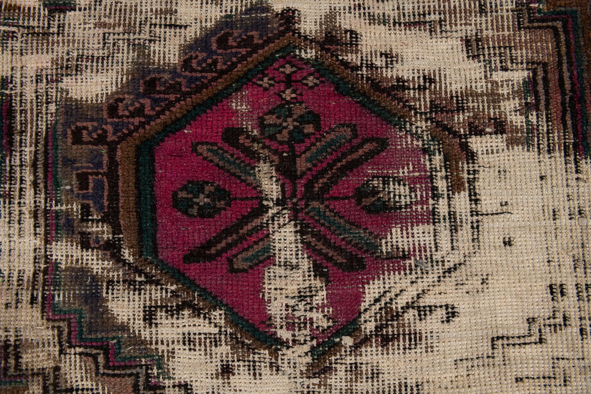 3' x 6' Hand Knotted Ultra Vintage Persian Wool Runner Rug