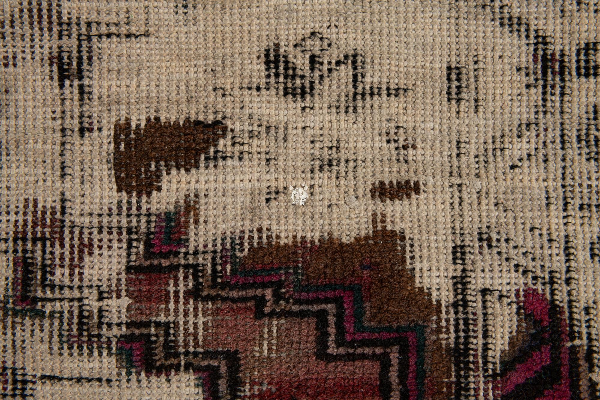 3' x 6' Hand Knotted Ultra Vintage Persian Wool Runner Rug
