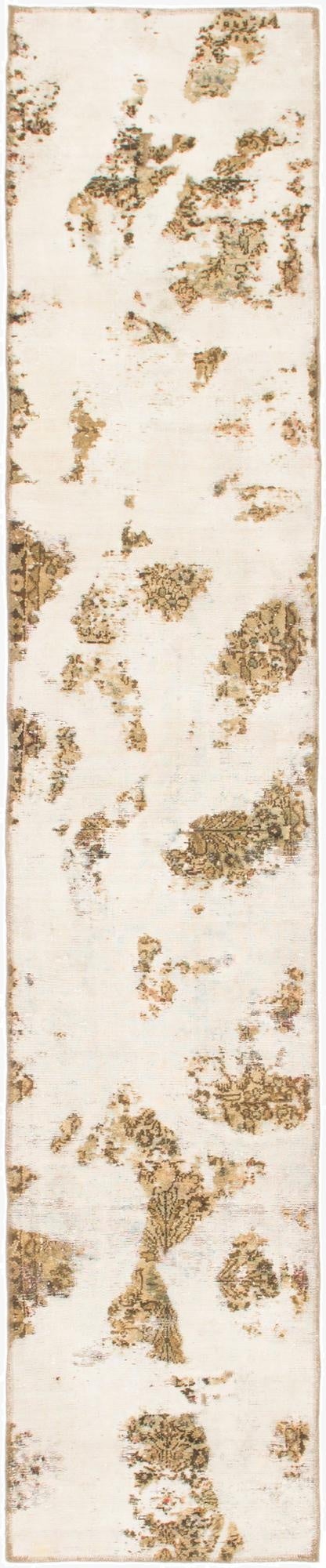 70cm x 375cm  Hand Knotted Ultra Vintage Persian Wool Runner Rug