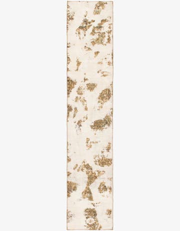 2' 4 x 12' 4 Hand Knotted Ultra Vintage Persian Wool Runner Rug