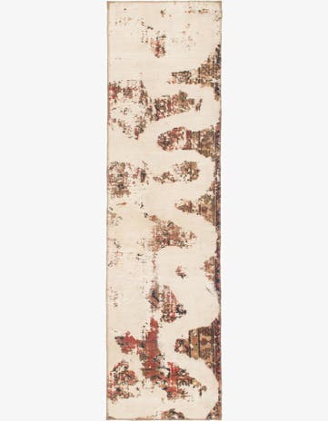 2' 6 x 9' Hand Knotted Ultra Vintage Persian Wool Runner Rug