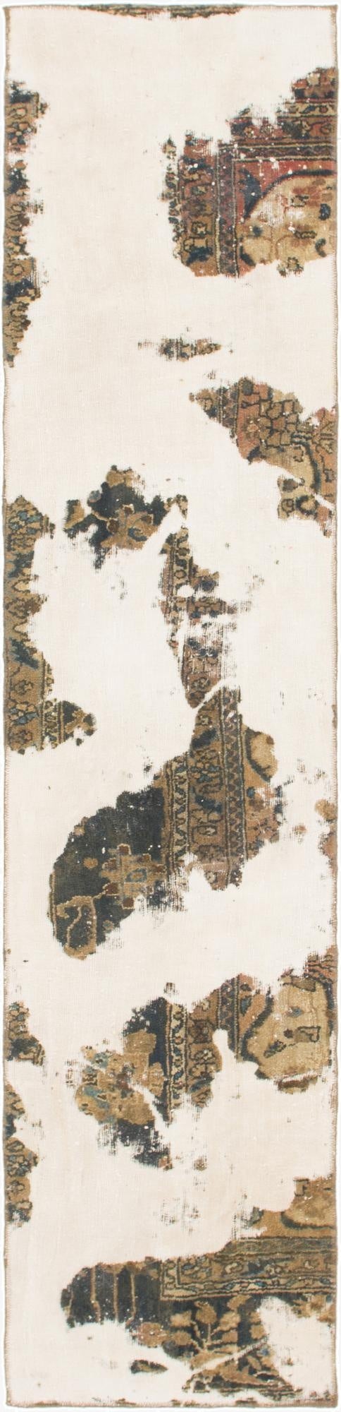 2' x 9' 10  Hand Knotted Ultra Vintage Persian Wool Runner Rug