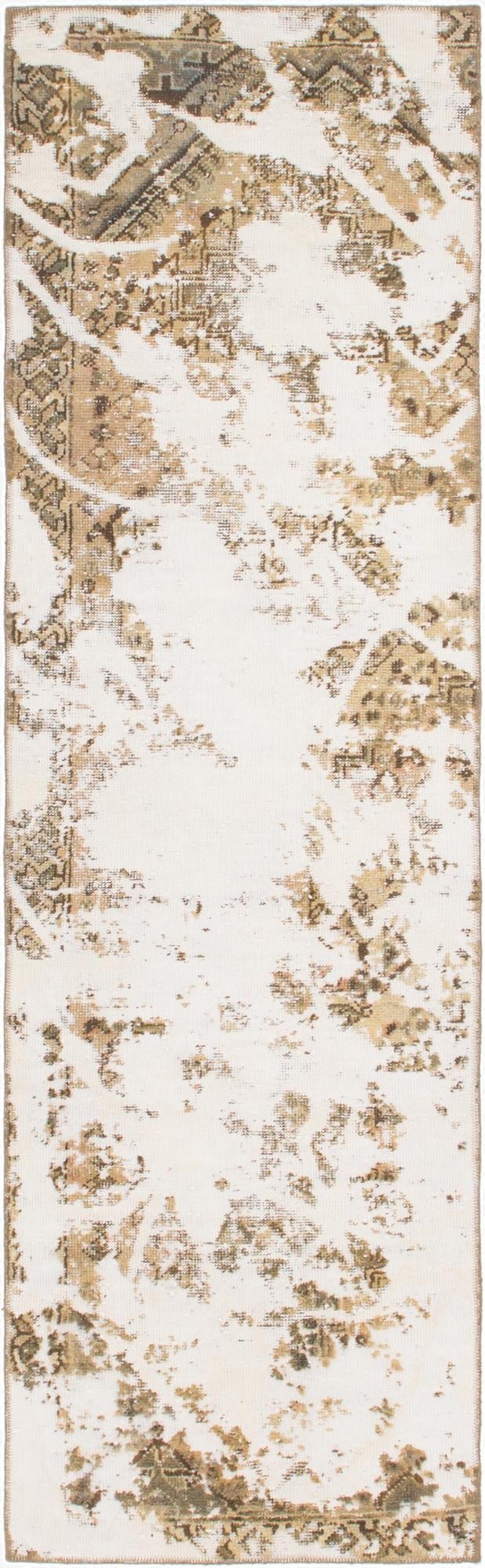 Primary image 2' 7 x 9'  Hand Knotted Ultra Vintage Persian Wool Runner Rug