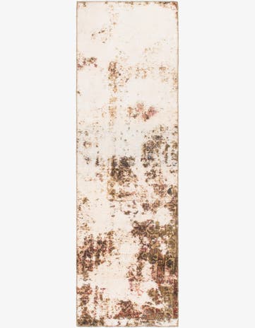 2' 6 x 8' 6 Hand Knotted Ultra Vintage Persian Wool Runner Rug