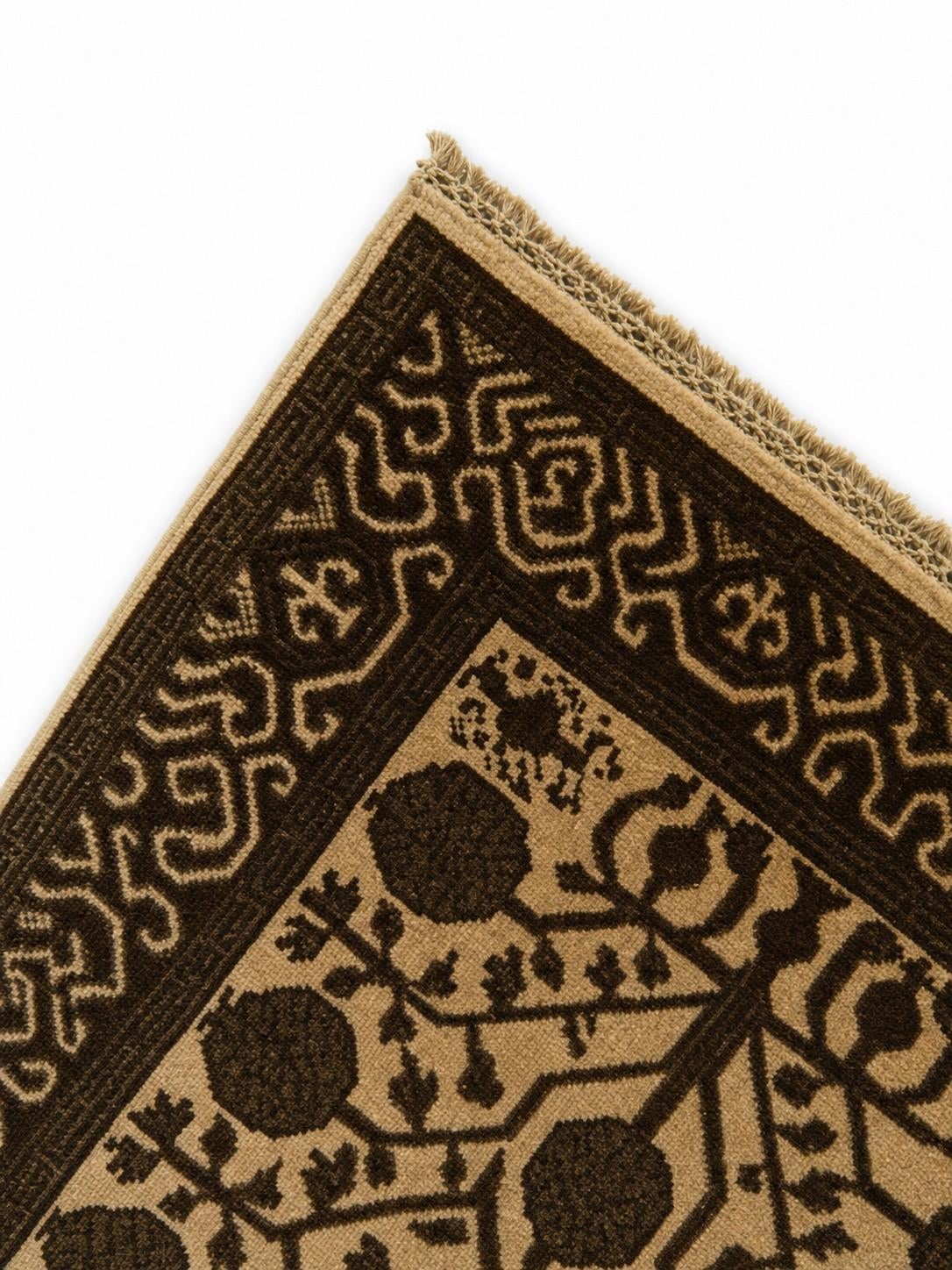 2' 8 x 6' 8 Hand Knotted Ziegler Modern Runner Rug