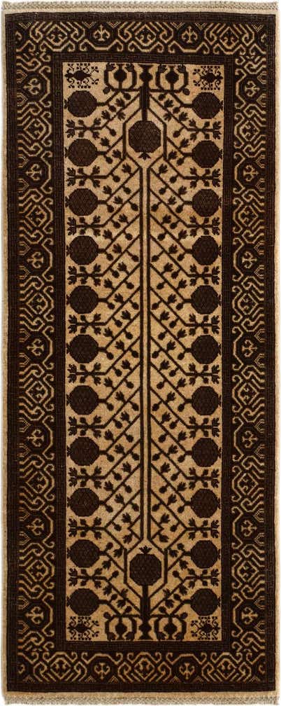 2' 8 x 6' 8 Hand Knotted Ziegler Modern Runner Rug