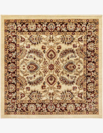 Cream Aditi Square Rug