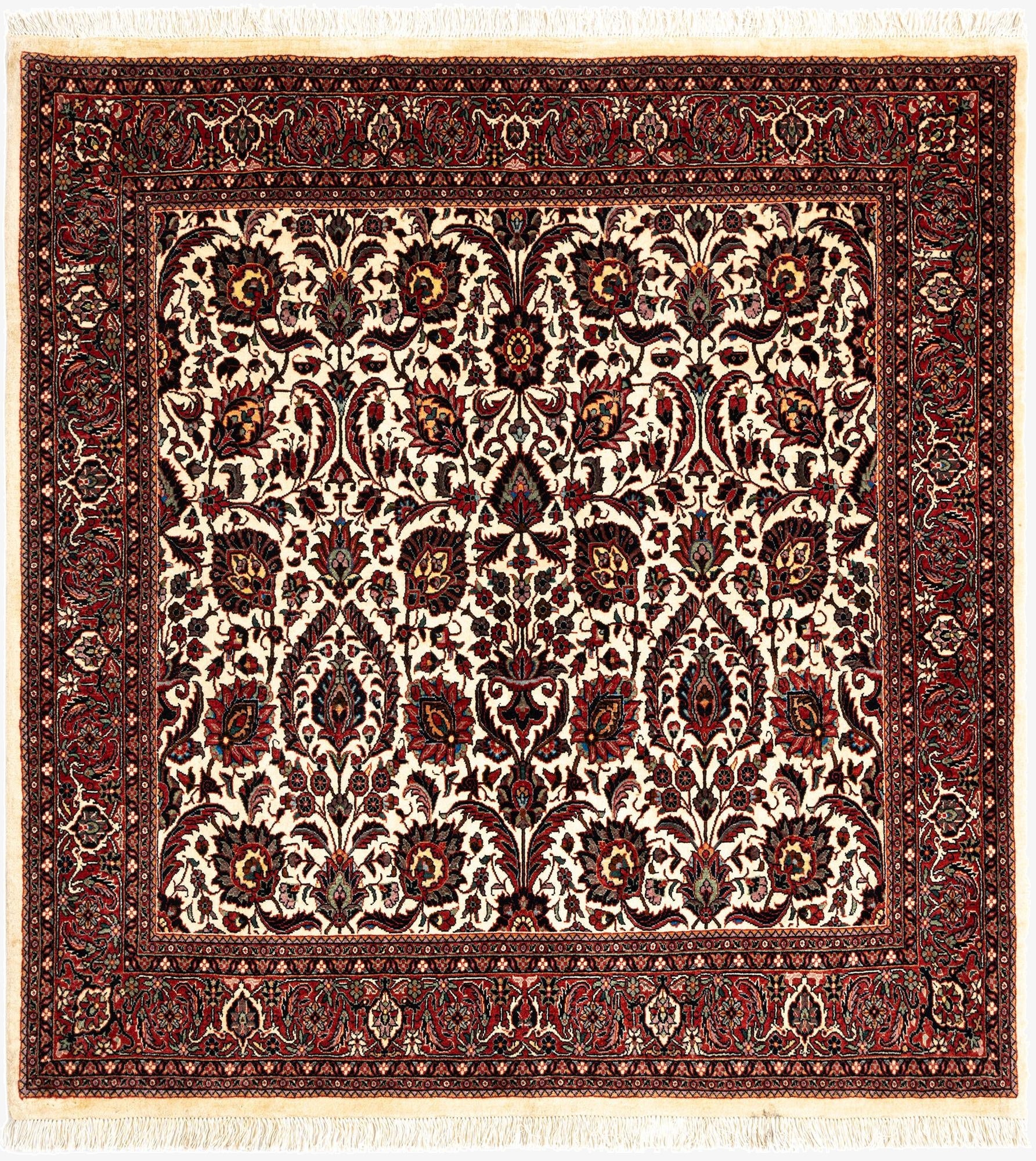 4' 10 x 5' 6 Bidjar Square Rug