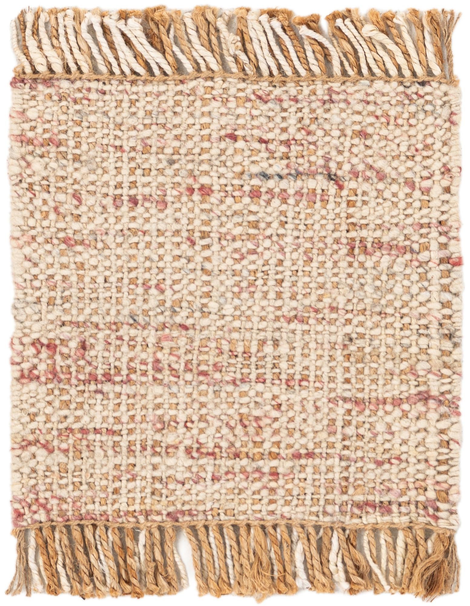 1' 6 x 1' 6  Hand Braided Jute Square Rug