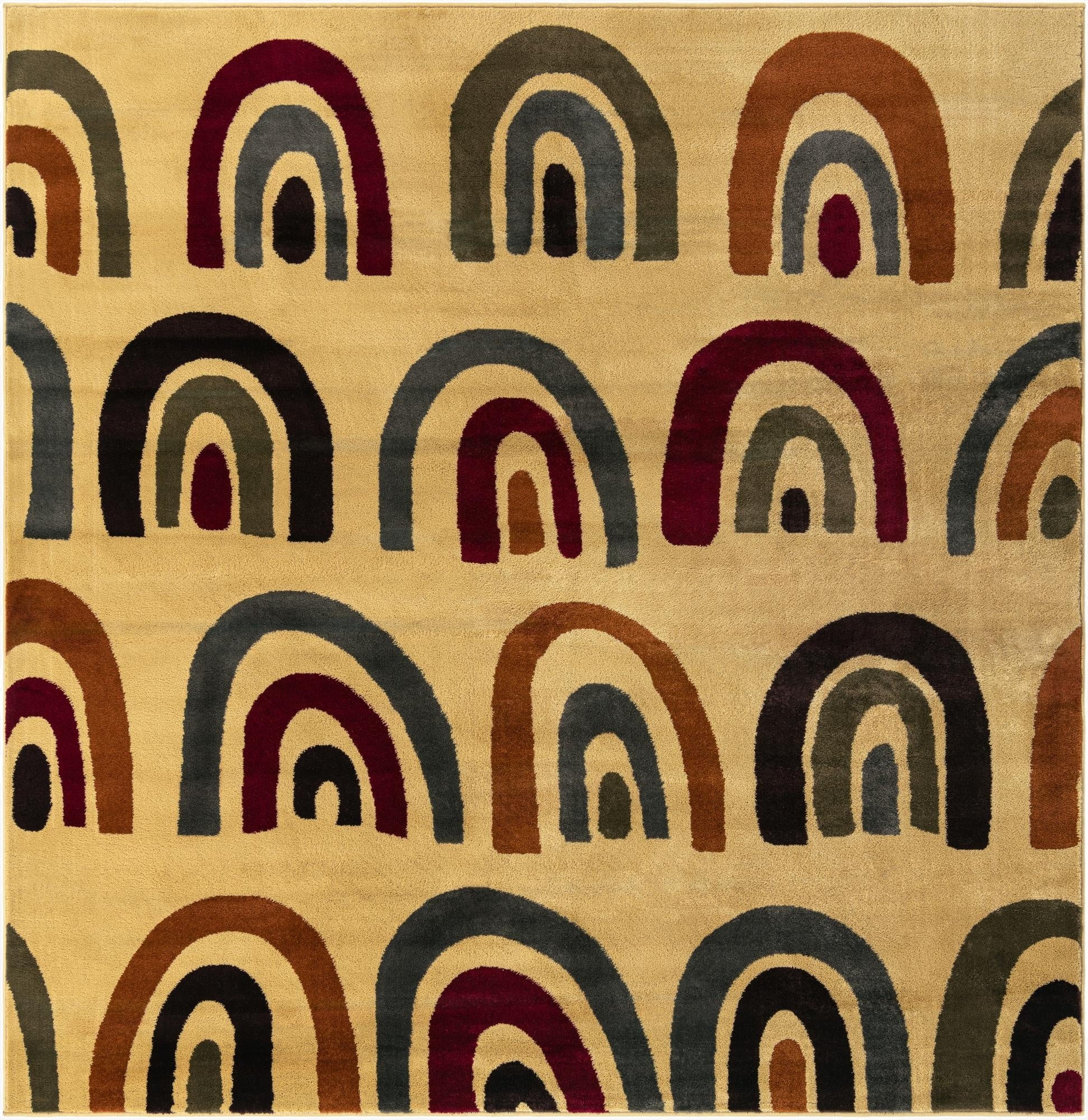 7' 10 x 7' 10 Cafe Square Rug