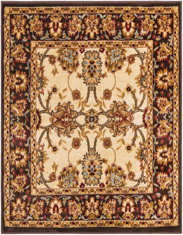 Detail image of 4' x 4' Classic Agra Square Rug