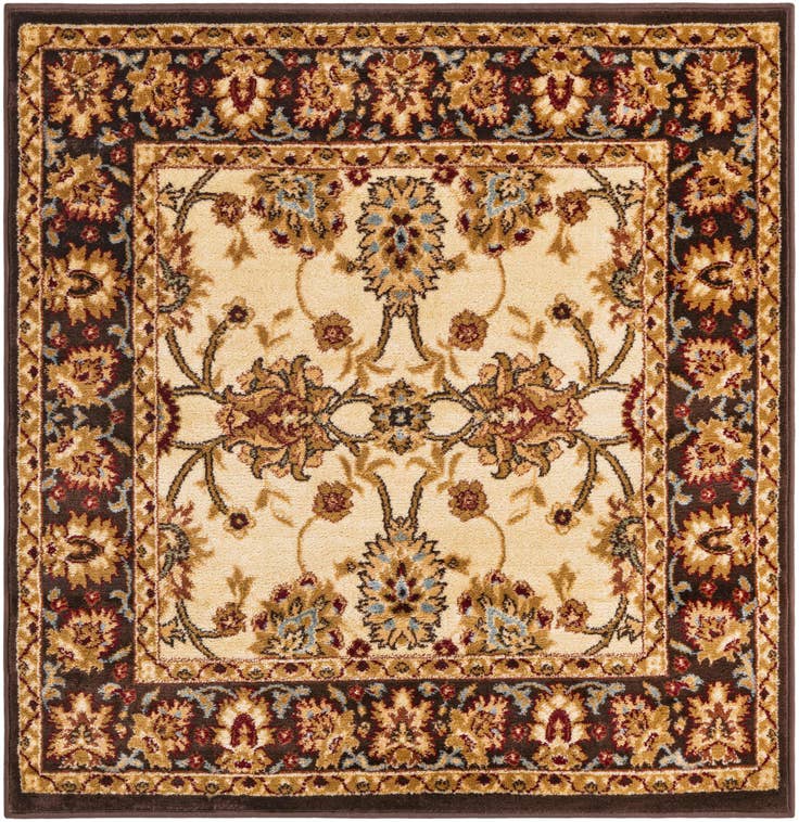 Detail image of 4' x 4' Classic Agra Square Rug