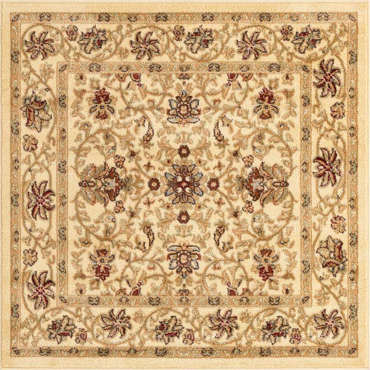 4' x 4' Classic Agra Square Rug