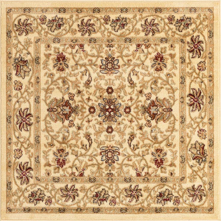 Detail image of 4' x 4' Classic Agra Square Rug