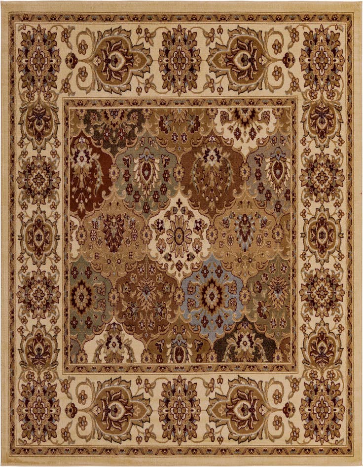 Detail image of 7' 10 x 7' 10 Classic Agra Square Rug