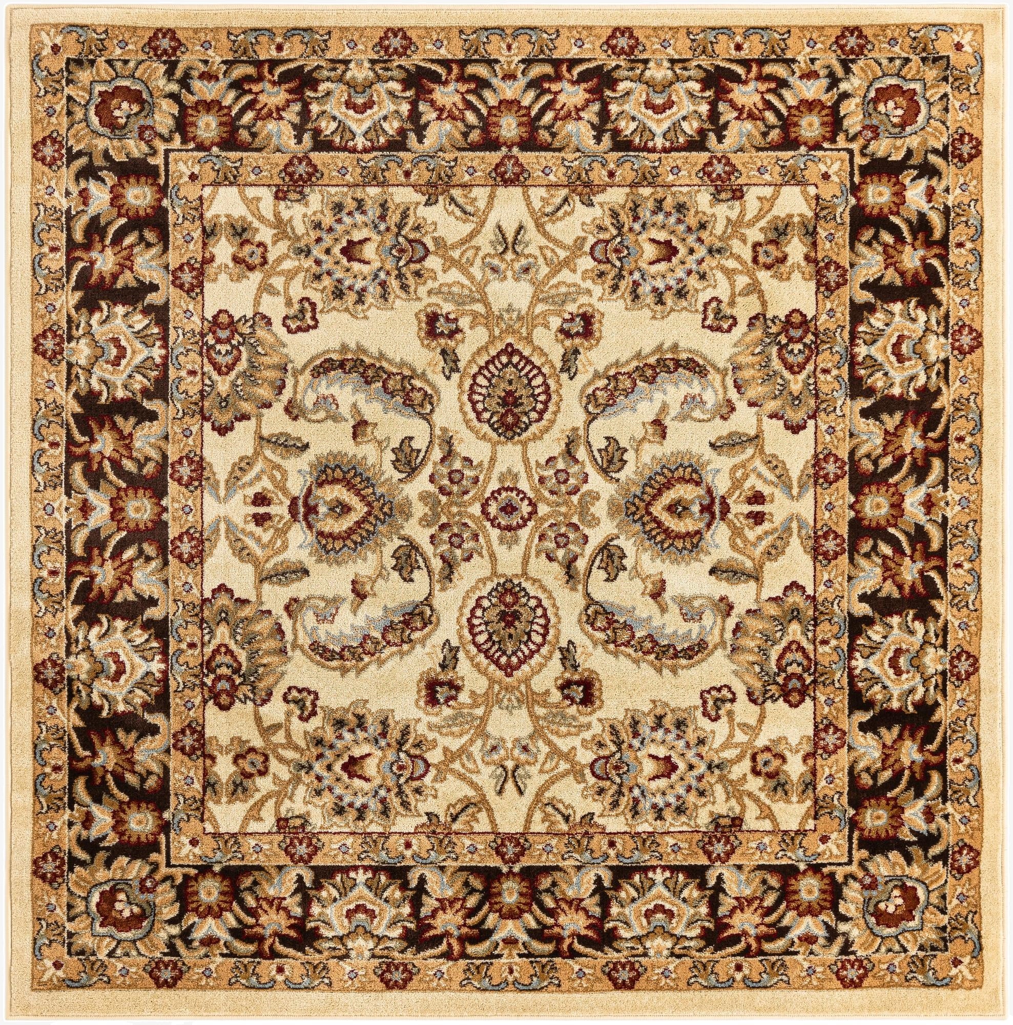 6' x 6' Classic Agra Square Rug