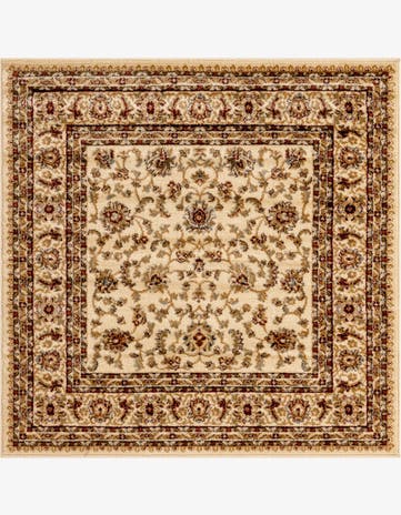 4' x 4' Classic Agra Square Rug