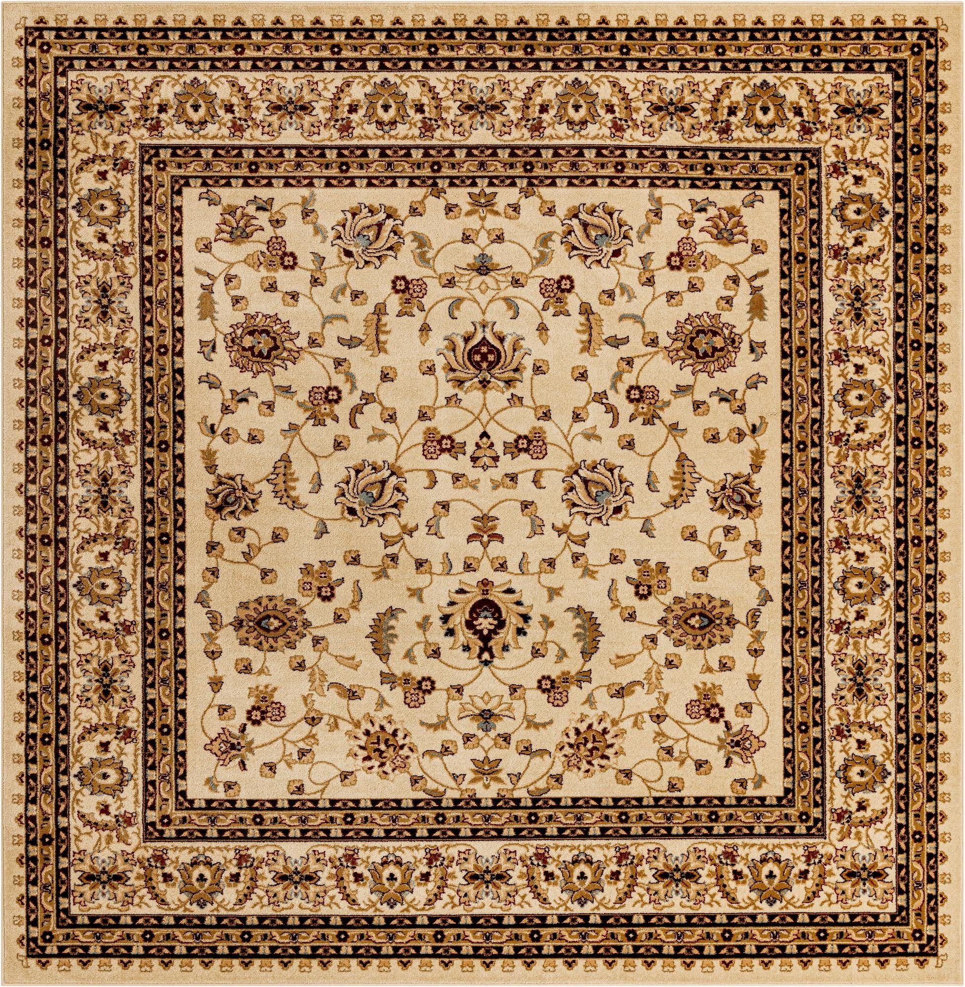 10' x 10' Classic Agra Square Rug
