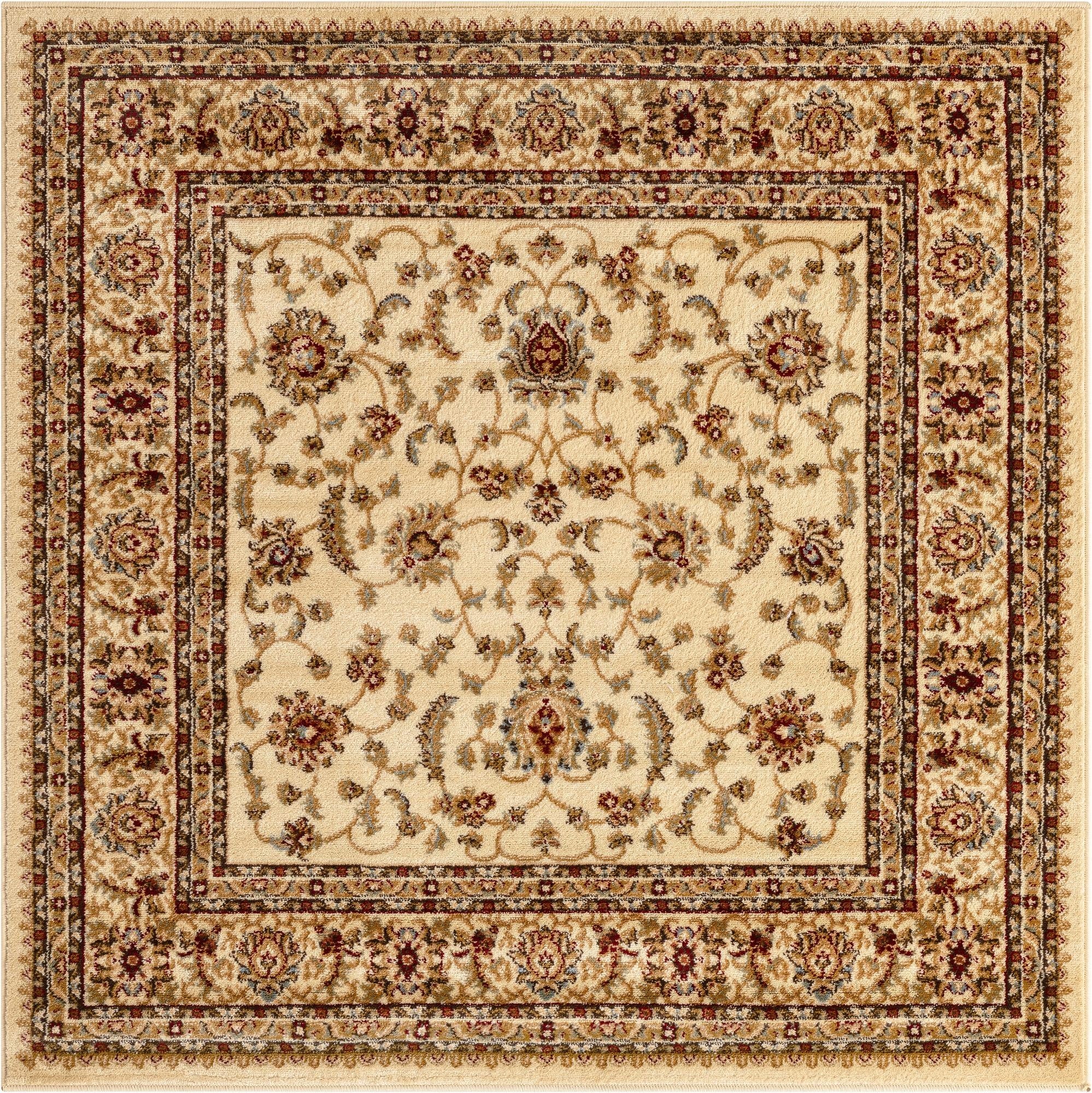 Primary image 5' 3 x 5' 3 Classic Agra Square Rug