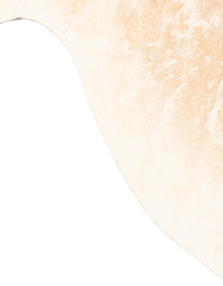 Detail image of 6' 10 x 7' Cowhide Leather Square Rug