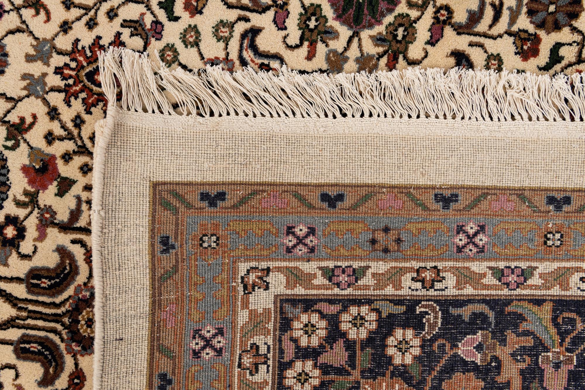 9' 11 x 10' 2 Hand Knotted Farahan Wool Square Rug