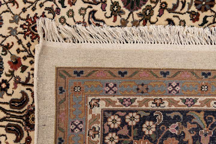 9' 11 x 10' 2 Hand Knotted Farahan Wool Square Rug