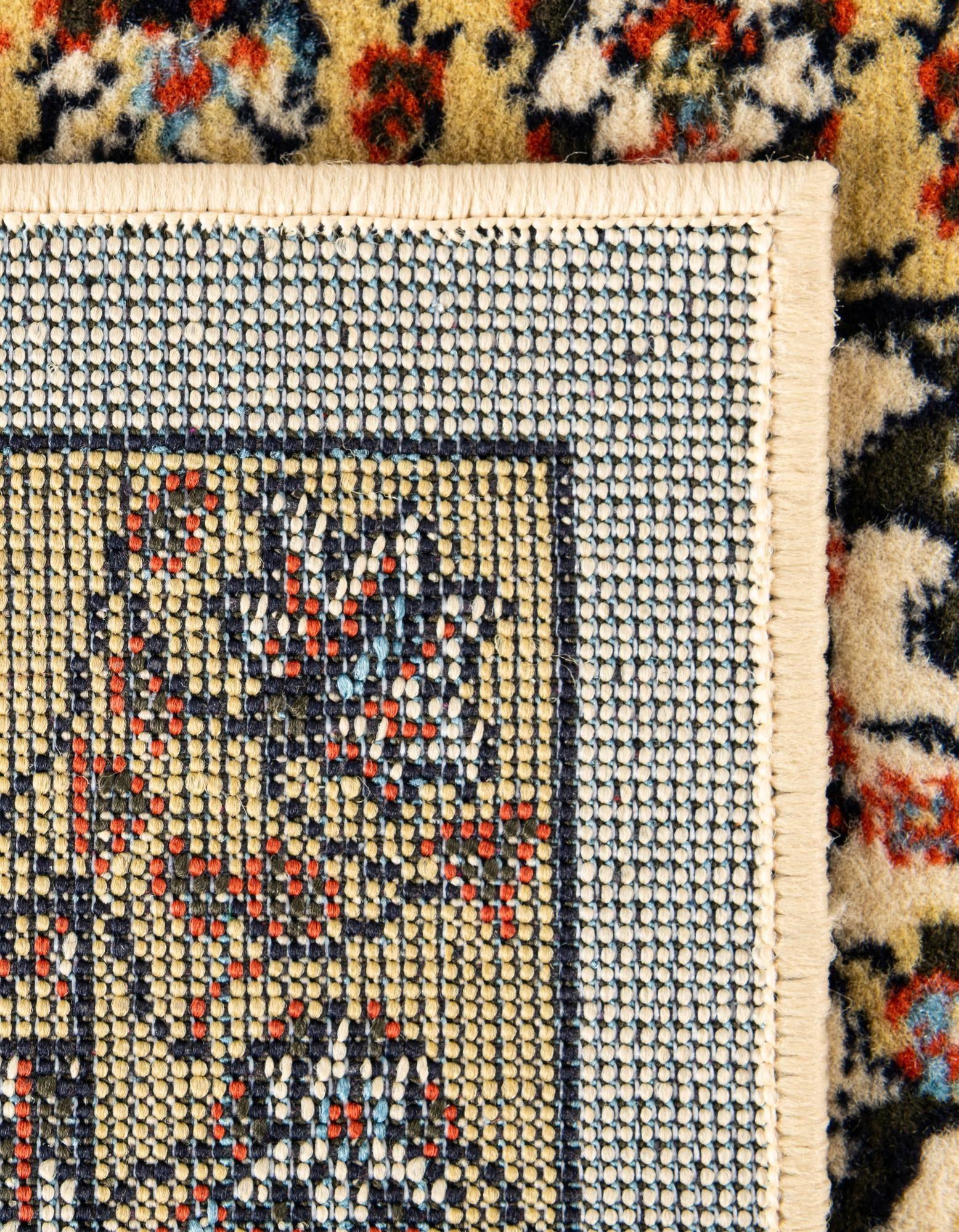 7' 10 x 7' 10 Isfahan Design Square Rug