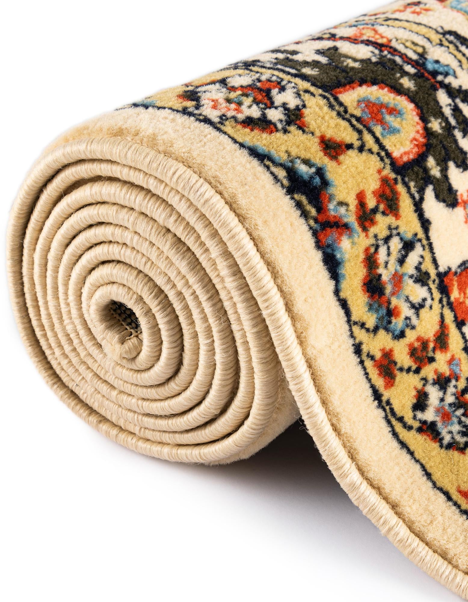 7' 10 x 7' 10 Isfahan Design Square Rug