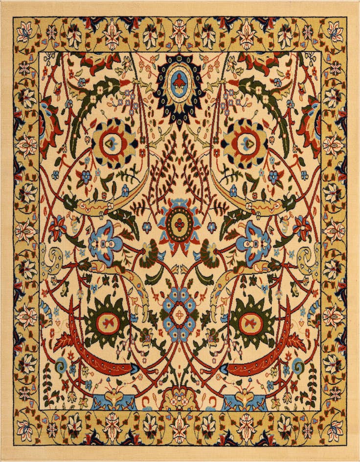 Detail image of 7' 10 x 7' 10 Isfahan Design Square Rug