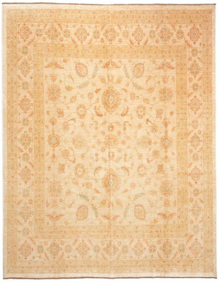 Detail image of 9' 7 x 9' 9 Kaizar Wool Square Rug
