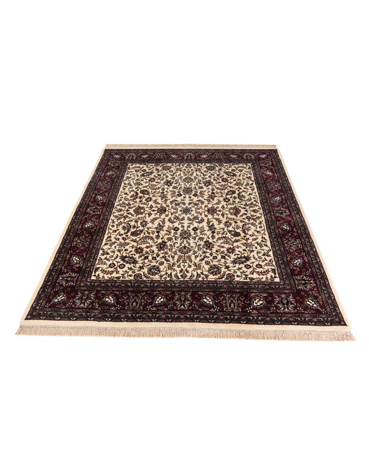 Detail image of 6' 2 x 7' 1 Hand Knotted Kashan Oriental Wool Square Rug
