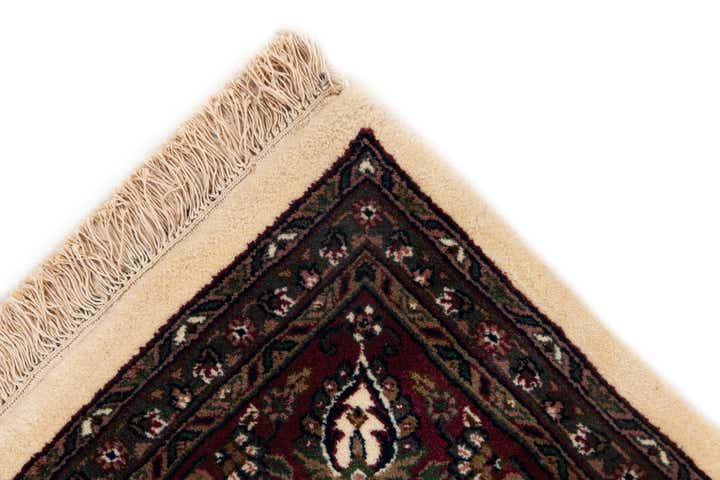 6' 2 x 7' 1 Hand Knotted Kashan Oriental Wool Square Rug