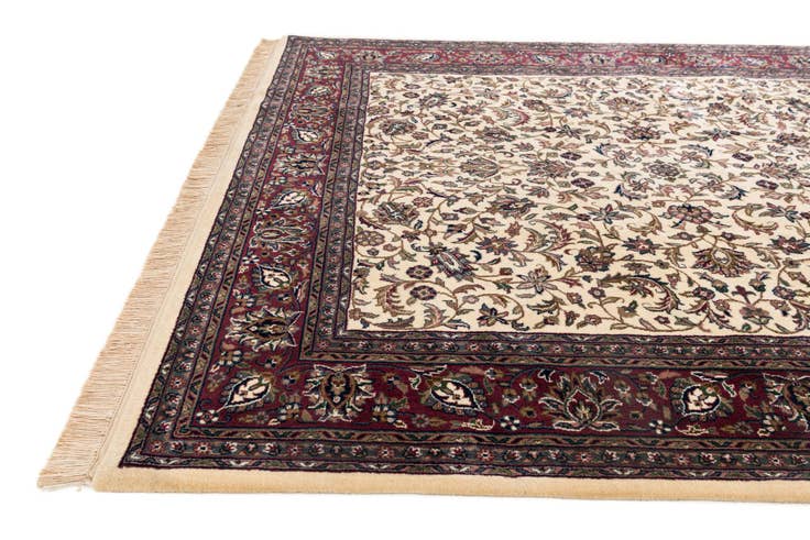 Detail image of 6' 2 x 7' 1 Hand Knotted Kashan Oriental Wool Square Rug