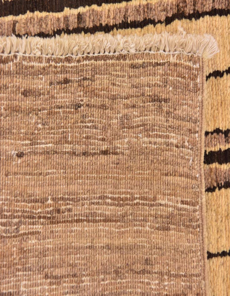 Detail image of 6' 4 x 6' 5  Hand Knotted Kashkuli Gabbeh Wool Square Rug